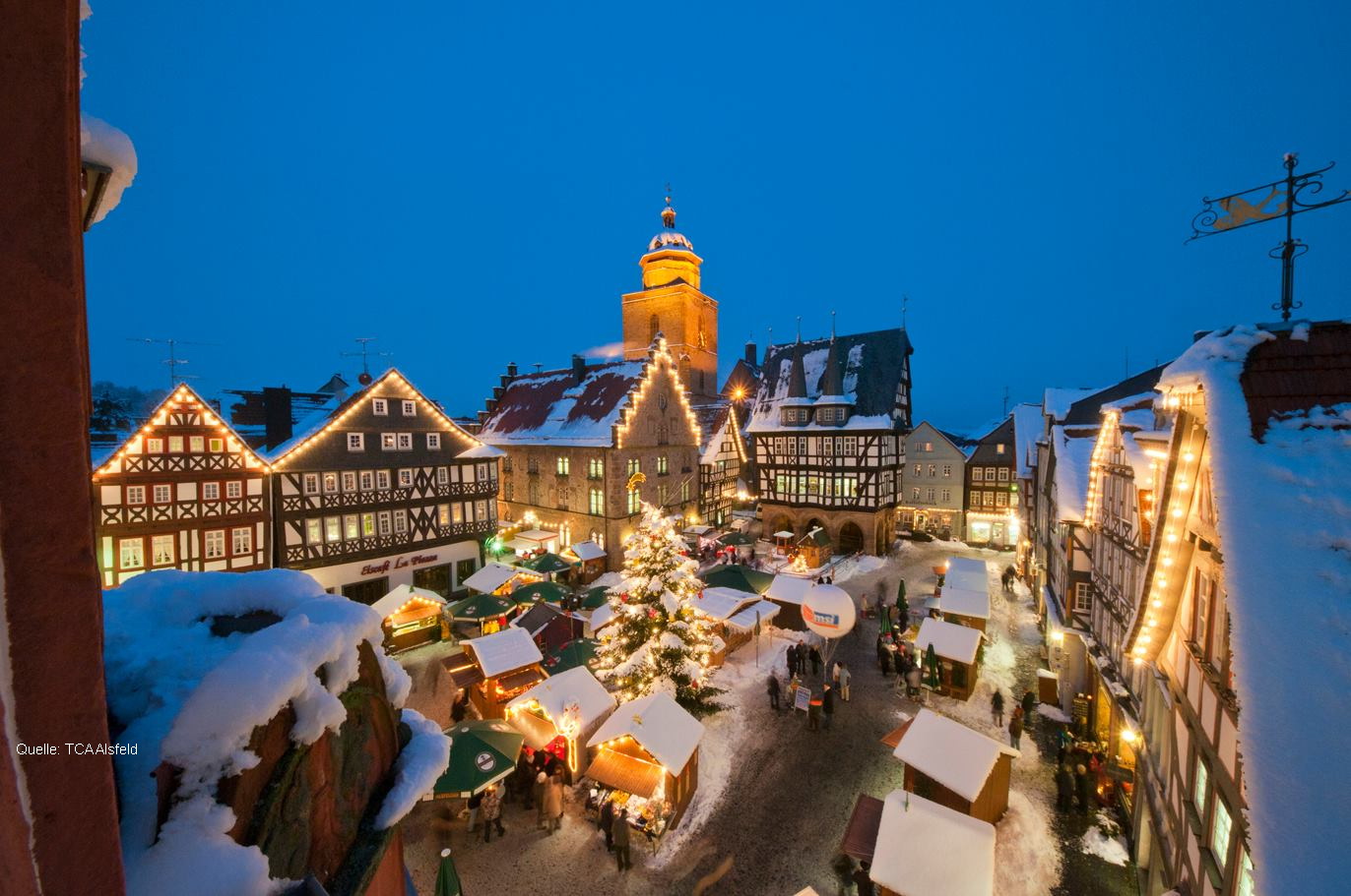 Weihnachtsmarkt in Alsfeld - Bild: TCA Alsfeld