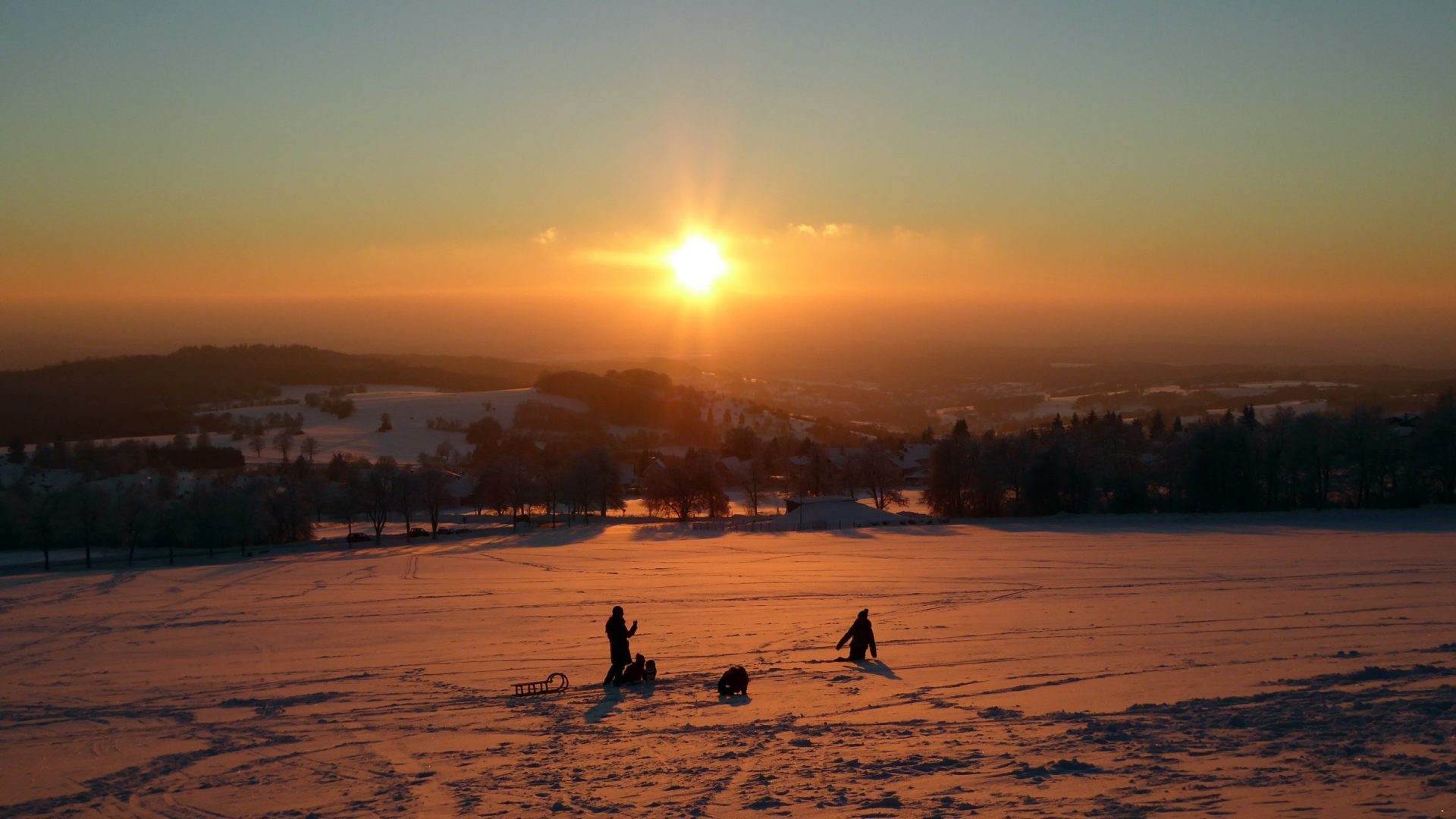 Wintersport auf dem Vulkan Vogelsberg Vogelsberg Vogelsbergliebe