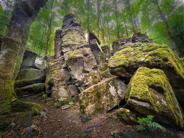 Geotop Uhuklippen und Teufelstisch im Vogelsberg - Vogelbergliebe